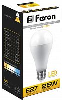 Лампа светодиодная Feron LB-100 A65 Груша E27 220В 25Вт 2150Лм 2700К 65х135мм картинка 